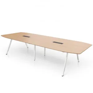 Vogue 3.6m Wooden Boardroom Meeting Table - Natural by Interior Secrets - AfterPay Available by Interior Secrets, a Study for sale on Style Sourcebook