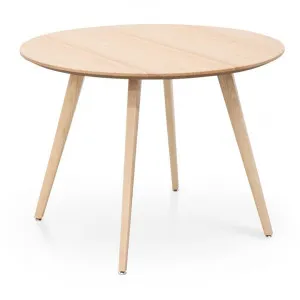Halo 100cm Round Wooden Dining Table - Natural by Interior Secrets - AfterPay Available by Interior Secrets, a Dining Tables for sale on Style Sourcebook