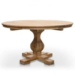 Gene Reclaimed 1.4m Round Dining Table - Rustic Natural by Interior Secrets - AfterPay Available by Interior Secrets, a Dining Tables for sale on Style Sourcebook