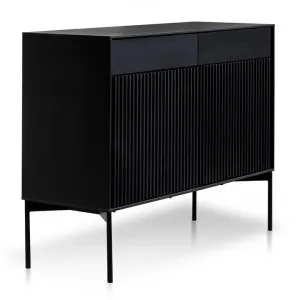 Dahlia 110cm Wooden Sideboard Unit - Black Oak by Interior Secrets - AfterPay Available by Interior Secrets, a Sideboards, Buffets & Trolleys for sale on Style Sourcebook