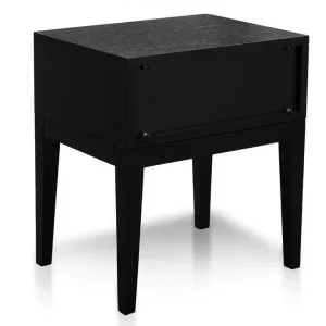 Penley Bedside Table - Black Oak by Interior Secrets - AfterPay Available by Interior Secrets, a Bedside Tables for sale on Style Sourcebook