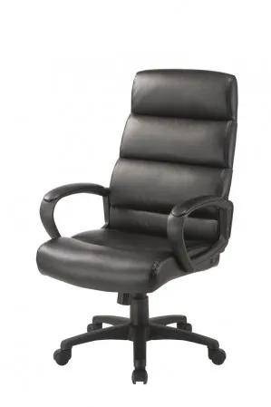 Markus High Back Office Chair - Black by Interior Secrets - AfterPay Available by Interior Secrets, a Chairs for sale on Style Sourcebook