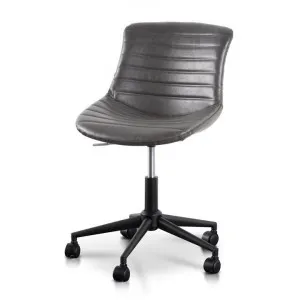 Armand Office Chair - Charcoal by Interior Secrets - AfterPay Available by Interior Secrets, a Chairs for sale on Style Sourcebook