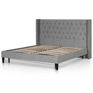 Carolina Queen Bed Frame - Flint Grey - Last One by Interior Secrets - AfterPay Available by Interior Secrets, a Beds & Bed Frames for sale on Style Sourcebook