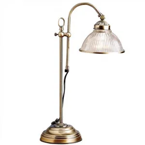 Marina Metal Adjustable Table Lamp, Antique Brass by Mercator, a Table & Bedside Lamps for sale on Style Sourcebook