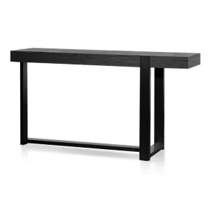 Kohen 1.5m Wooden Console Table - Full Black by Interior Secrets - AfterPay Available by Interior Secrets, a Console Table for sale on Style Sourcebook