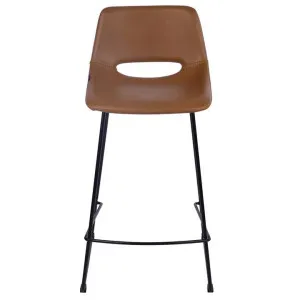Giova Commercial Grade Faux Leather Kitchen Stool, Tan by casabona, a Bar Stools for sale on Style Sourcebook