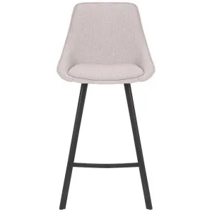 Nemo Commercial Grade Waterproof Fabric High Back Kitchen Stool, Light Grey by casabona, a Bar Stools for sale on Style Sourcebook