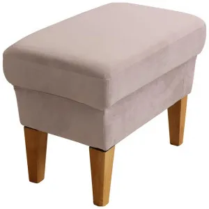 Minto Fabric Footstool, Mauve by Brighton Home, a Stools for sale on Style Sourcebook