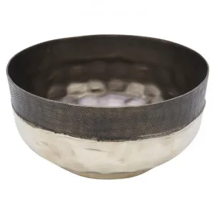 Wenona Welding Aluminium Round Bowl, Medium by Casa Sano, a Bowls for sale on Style Sourcebook