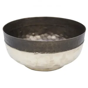 Wenona Welding Aluminium Round Bowl, Large by Casa Uno, a Bowls for sale on Style Sourcebook