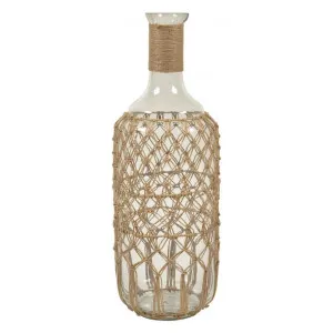Roosa Rope Net Bottle, Medium by Casa Uno, a Vases & Jars for sale on Style Sourcebook