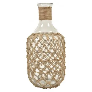 Roosa Rope Net Bottle, Small by Casa Uno, a Vases & Jars for sale on Style Sourcebook