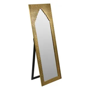 Kasbah Cheval Mirror, 152cm, Antique Brass by Casa Sano, a Mirrors for sale on Style Sourcebook