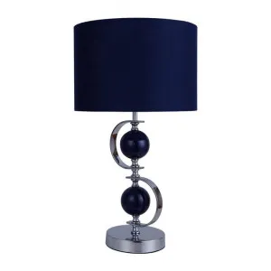 Rialto Metal Base Table Lamp, Navy by Lumi Lex, a Table & Bedside Lamps for sale on Style Sourcebook