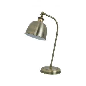 Lenna Metal Adjustable Desk Lamp, Antique Brass by Lumi Lex, a Desk Lamps for sale on Style Sourcebook