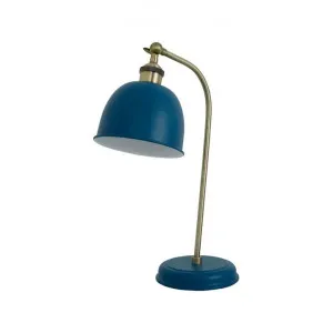 Lenna Metal Adjustable Desk Lamp, Blue by Lexi Lighting, a Desk Lamps for sale on Style Sourcebook