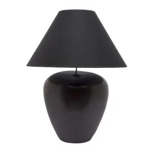 Picasso Ceramic Base Table Lamp, Black by Cozy Lighting & Living, a Table & Bedside Lamps for sale on Style Sourcebook
