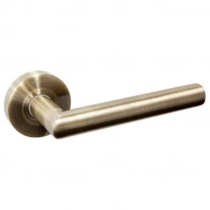 Glenelg Lever Handle - Antique Brass by Häfele, a Door Knobs & Handles for sale on Style Sourcebook