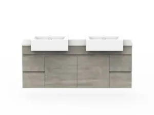 Posh Domaine 1500mm Wall Hung Vanity by Posh Domaine, a Vanities for sale on Style Sourcebook