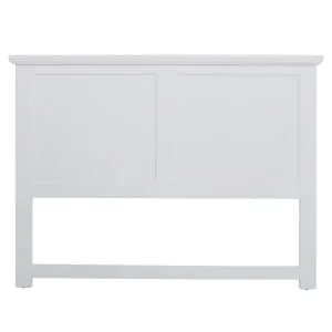 Hamptons King Bedhead in White by OzDesignFurniture, a Bed Heads for sale on Style Sourcebook