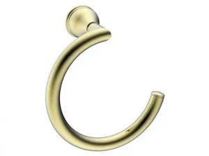 Milli Voir Towel Ring Brass Gold by Milli Voir, a Shelves & Hooks for sale on Style Sourcebook