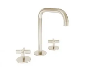Milli Exo Basin Set Brushed Nickel (4 by Milli Exo, a Bathroom Taps & Mixers for sale on Style Sourcebook