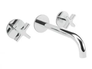 Milli Exo Wall Basin Set Chrome (4 Star) by Milli Exo, a Bathroom Taps & Mixers for sale on Style Sourcebook