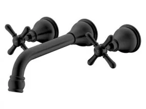 Milli Voir Wall Basin Set 220mm Cross by Milli Voir, a Bathroom Taps & Mixers for sale on Style Sourcebook