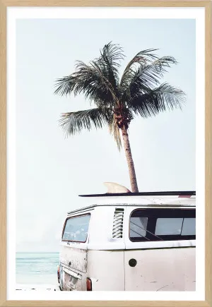 Kombi Coastal Palms by The Paper Tree, a Prints for sale on Style Sourcebook