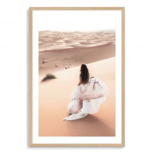 Desert Beauty | Boho Woman In Moroccan Desert by The Paper Tree, a Prints for sale on Style Sourcebook