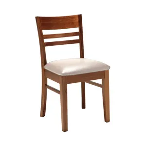 Lawson A Dining Chair in Beige PU / Tasmanian Blackwood by OzDesignFurniture, a Dining Chairs for sale on Style Sourcebook