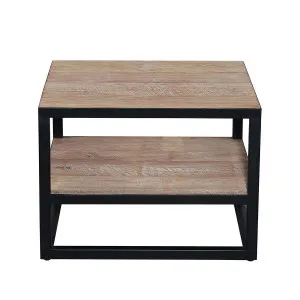 Watson Side Table 60cm in Reclaimed Teak by OzDesignFurniture, a Bedside Tables for sale on Style Sourcebook