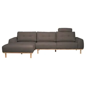 Stratton 3 Seater Sofa + Chaise LHF in Cloud Pewter by OzDesignFurniture, a Sofas for sale on Style Sourcebook