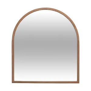 Arched Oak Mirror 80x90cm in Natural by OzDesignFurniture, a Mirrors for sale on Style Sourcebook
