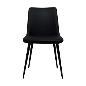 Cannes Dining Chair in Black PU / Black by OzDesignFurniture, a Dining Chairs for sale on Style Sourcebook