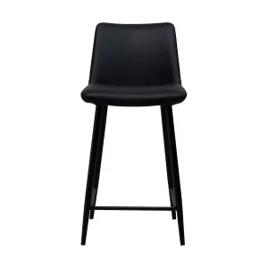 Cannes Bar Chair in Black PU / Black Leg by OzDesignFurniture, a Bar Stools for sale on Style Sourcebook