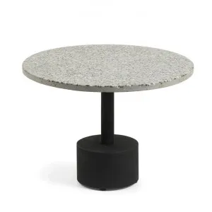 Melano Low Terrazzo Top Side Table - Black Base by Interior Secrets - AfterPay Available by Interior Secrets, a Side Table for sale on Style Sourcebook
