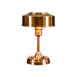 Bankstown Brass Table Lamp, Small, Antique Brass by Emac & Lawton, a Table & Bedside Lamps for sale on Style Sourcebook