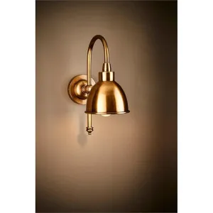 Austin Metal Adjustable Wall Light, Brass by Emac & Lawton, a Wall Lighting for sale on Style Sourcebook