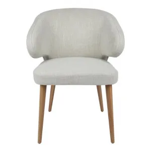 Harlow Linen Fabric Dining Chair, Oatmeal by Cozy Lighting & Living, a Dining Chairs for sale on Style Sourcebook