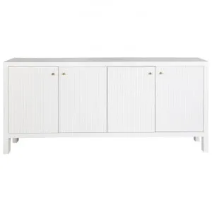 Ariana 4 Door Buffet Table, 180cm, White by Cozy Lighting & Living, a Sideboards, Buffets & Trolleys for sale on Style Sourcebook