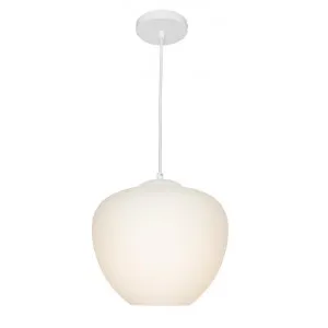 Helena Glass Pendant Light, Small, White by Cougar Lighting, a Pendant Lighting for sale on Style Sourcebook