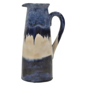 Mediterranean Ceramic Decor Jug by Casa Uno, a Vases & Jars for sale on Style Sourcebook