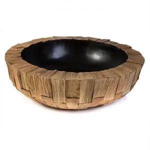 Dempo Pine Timber Giant Bowl by Casa Uno, a Decorative Plates & Bowls for sale on Style Sourcebook