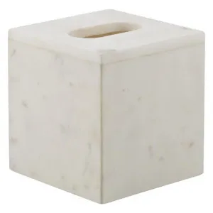 Lamia Marble Square Tissue Box by Casa Sano, a Decorative Boxes for sale on Style Sourcebook