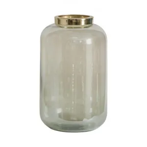 Danston Lustre Glass Vase, Small, Green by Casa Bella, a Vases & Jars for sale on Style Sourcebook