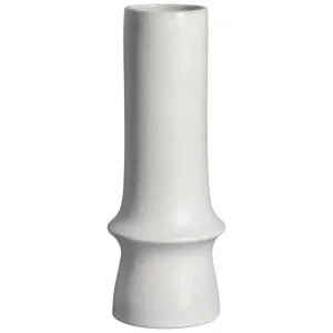 Ayabe Ceramic Bud Vase, White by Casa Bella, a Vases & Jars for sale on Style Sourcebook