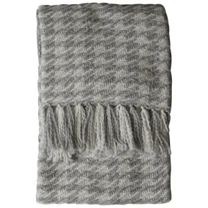 Cabbier Woven Throw, 130x170cm, Grey by Casa Bella, a Throws for sale on Style Sourcebook