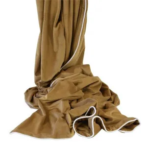 Rodeo Luxury Velvet Throw, 145x250cm, Caramel by COJO Home, a Throws for sale on Style Sourcebook